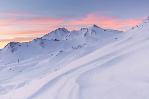 Sonnenaufgang am Hexensee in Serfaus-Fiss-Ladis